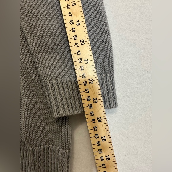 Susan Graver Womens Sweater Tunic Cable Knit Grey size M - Picture 5 of 8